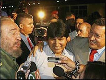 Castro and Chavez in the media
