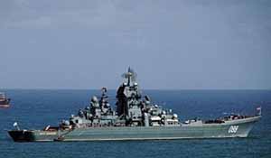 Russian missile cruiser Pyotr Veliky