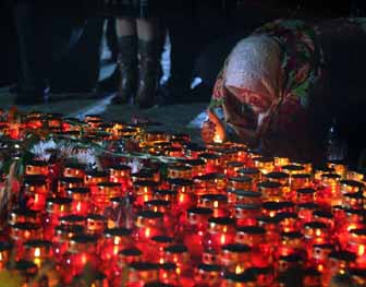 A Ukraine memorial for the Holodomor
