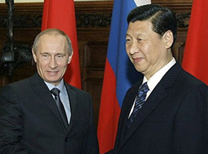 Putin and China VP Xi-Jinping