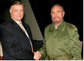 Yakunin & Fidel Castro