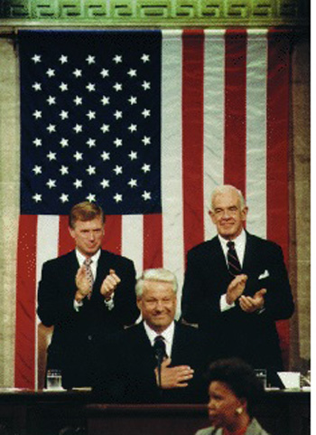 Yeltsin at the U.S. Congress
