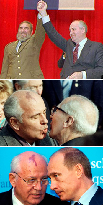 Gorbachev with communist leaders