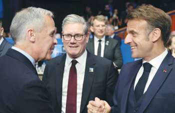 Carney, Starmer and MAcron  Palestine State