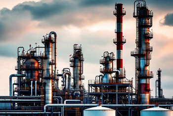 Russian oil refinary