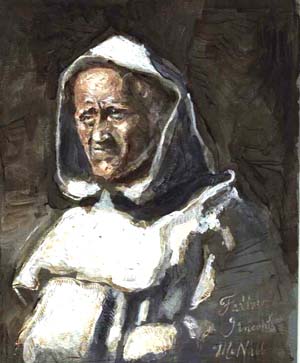 A portrait of Fr. Vincent McNabb