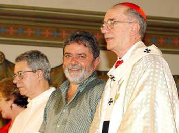 Cardinal Hummes, Lula da Silva, Frei Beto
