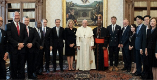 Francis meets with the Council for Inclusive Capitalism