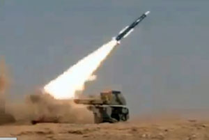 Raad anti-aircraft missile test in Iran