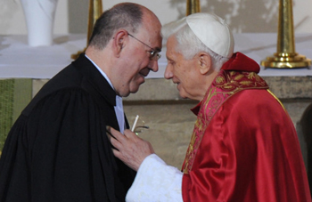 Benedict visits the heretic Nikolaus Schneider, 2011