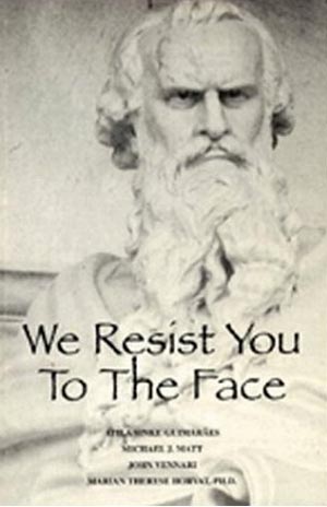 Cover of 'We Resist You to the Face'