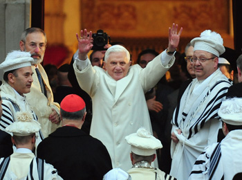 benedict XVI chief rabbi rome