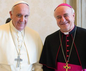 Francis with Vincenzo Paglia