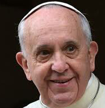 Pope Francis smiling