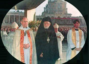 An inter-religious meeting at Fatima, 2003