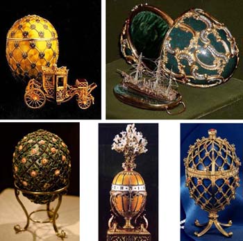 Eggs by Peter Carl Faberge