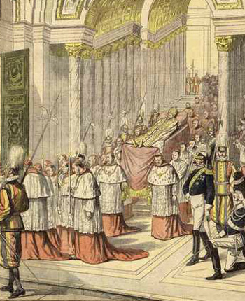 Leo XII funeral