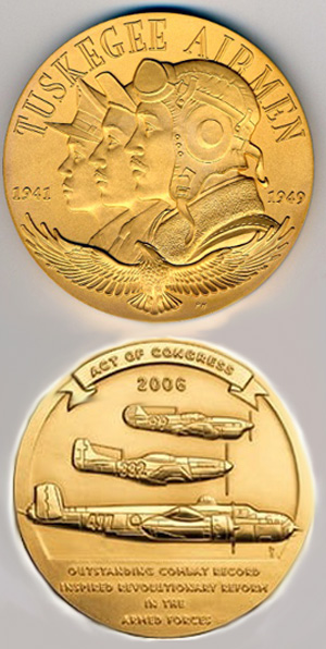 Tuskegee airmen medals