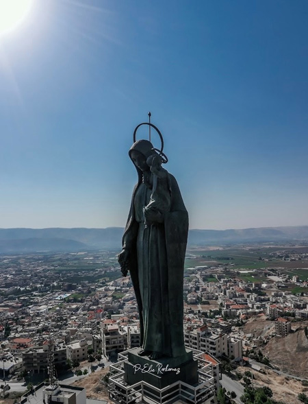 Our Lady watching over Zahle