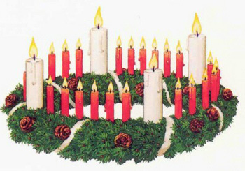 Protestant Advent wreath