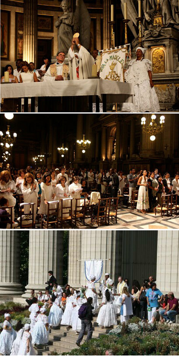 Afro Mass in Madeleine Basilica, Paris 02