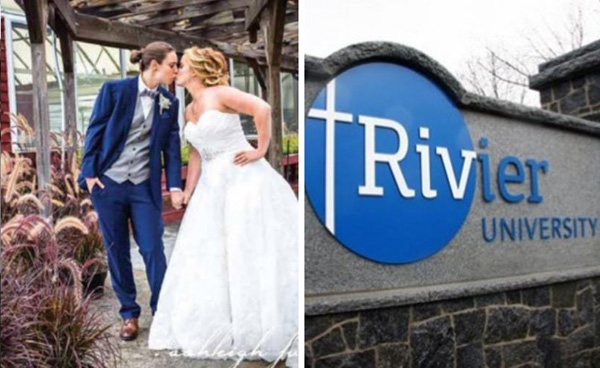 Lesbian 'marriage' at Rivier University