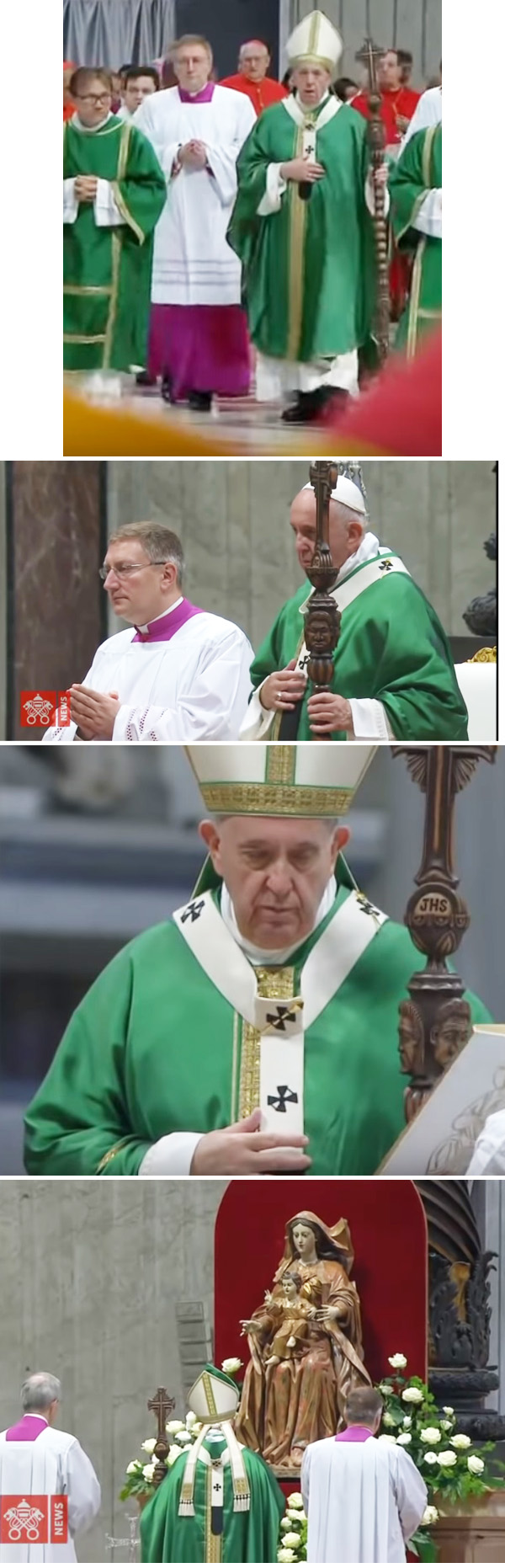 Francis with an idolatrous staff 2