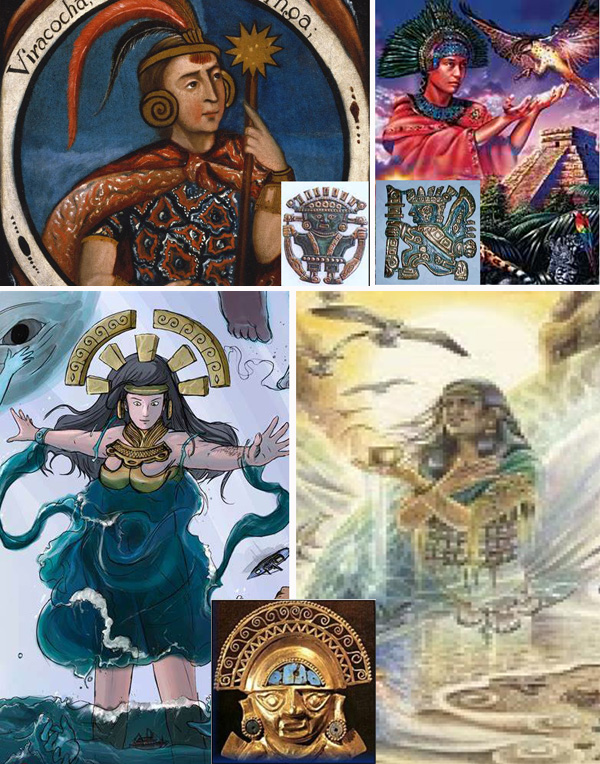 Inca mythology Viracocha and Mamacocha