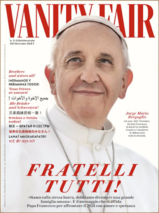Pope Francis in Vanity Fair