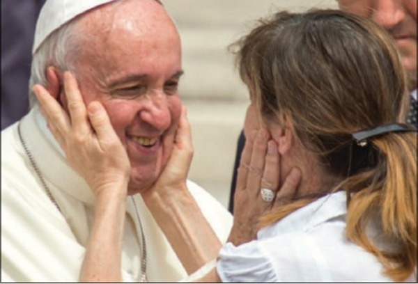 Papal caresses