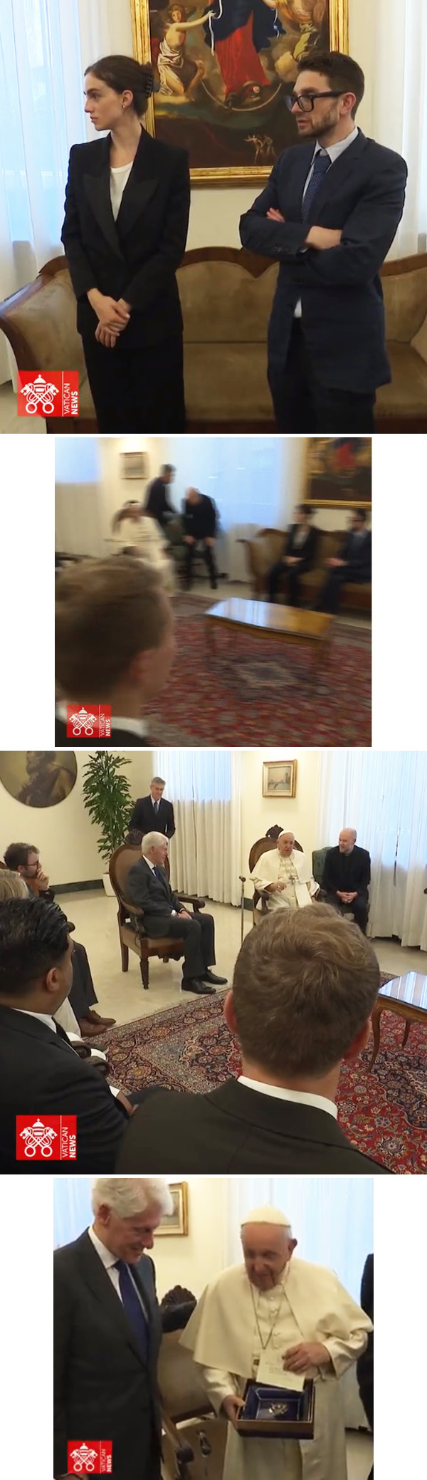 Pope receives Alex Soros 2