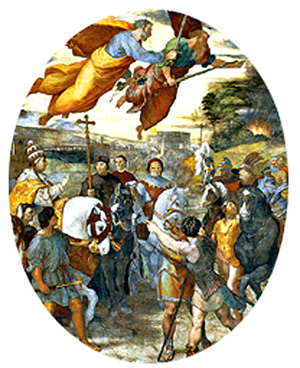 St Leo and Attila by Raphael