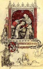 St. Louis submitting to penance by his confessor