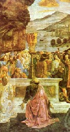 the Jews worshipping the golden calf