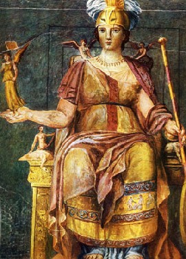 Rome represented as a person