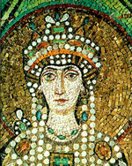 A mosaic of Empress Theodora