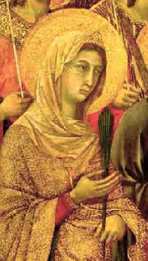 St. Catherine of Alexandria, by Duccio