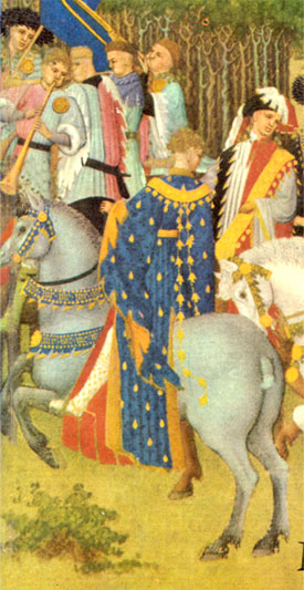 A pageant scene from the Tres Riches Heures du Duc de Berry