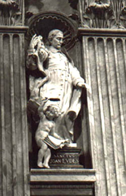 A statue of St. John Eudes, St. Peter's Basilica