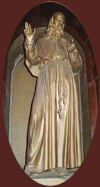 A statue of St. Fidelis Sigmaringen