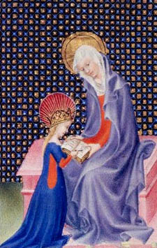 St. Anne teaching Our Lady