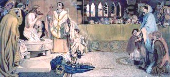 The baptism of St. Edwin