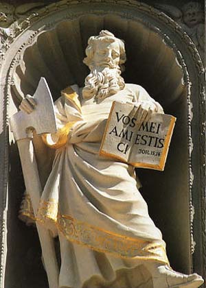 A Statue of St Matthias
