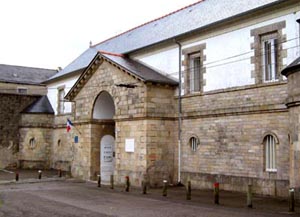 The Carmelite convent made into a prison in Vannes