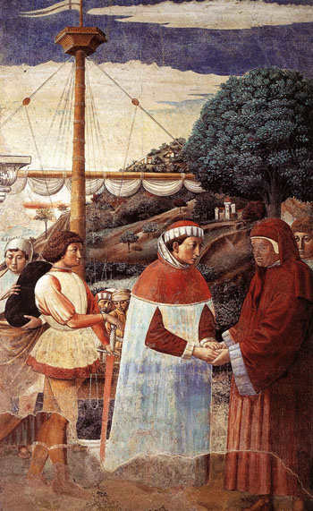 St Augustine and St Monica disembark at Ostia