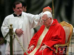 Cardinal Law honored in Santa maria Maggiore
