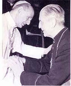 Suenens with Paul VI