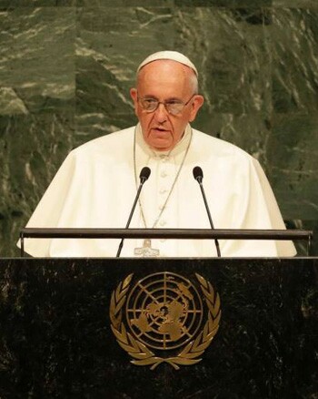 Pope Francis at the UN