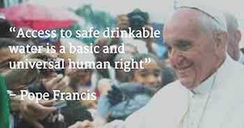 Pope Francis quoted on encyclical laudato si