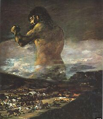 The panic by Goya